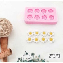 Himi Teraryum Objeleri Papatya 8'li Saksı Süsü Plastik Teraryum Obje Teraryum Aksesuar Teraryum Süsü