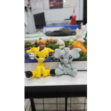 Himi Teraryum Objeleri Zürafa ve Fil Teraryum Objeleri Teraryum Malzemeleri Teraryum Süsleri Minyatür Obje Plastik Minyatür Figür