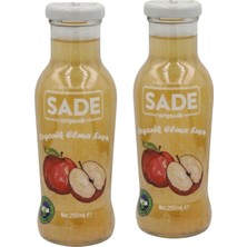 Sade Organik Elma Suyu 2X250 ml 2\'li Paket