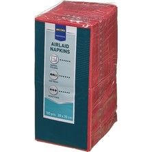 Metro Professıonal Peçete Aırlaıd 20X20CM Bordo (7'li Paket)