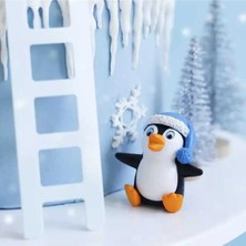 Himi Teraryum Objeleri Şapkalı Penguen Teraryum Süsleri Plastik Teraryum Obje Minyatür Obje