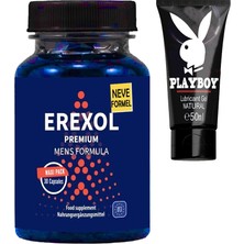 Medigeni Erexol Erkeklere Özel 30 Lu Kapsüller L-Argininli L-Citrullineli Macatozlu Çinko Üzüm Çekirdeği Extreleri + Jel