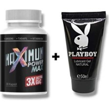 Medigeni Maximum Power Max 3x Erkek Performansı Arttıran 30'lu + Etkili  Kayganlaştırıcı Jel 50 ml