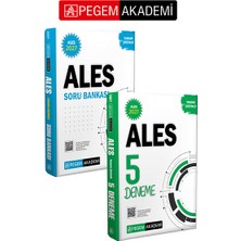Pegem Akademi Yayıncılık PEGEM AKADEMİ 2027 ALES Tamamı Çözümlü 5 Deneme + 2027 ALES Tamam