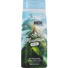 Isana Men 3'ü 1 Arada Duş Jeli̇ Mountain Peak 300 ml