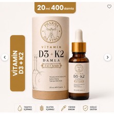 Vitamin D3 K2 2'si 1 Arada Damla Pharmadavinci, One Size