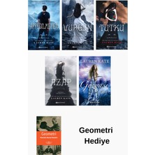 Epsilon Yayınevi Lauren Kate 5 Kitap Seti + Geometri Hediye