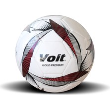 Voit Gold Premium Futbol Topu Kırmızı Siyah Desenli Antrenman Topu