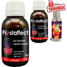 Medigeni Prostaffect 50 ml Şurup Erkeklerin Özel Durumlarına Çok Özel Içecek Form 2 Adet + Lustra Masaj Yağı