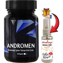 Medigeni Anrdomen 1 Kutu Erkeklere Özel Yoğun Balkabağı Ekstratı Içeren 30 Lu Formül + Afrodizayn Masaj Yağı 30 ml