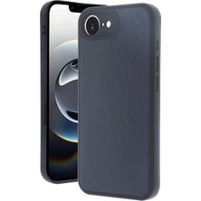Grandor Apple Iphone 16E Kılıf Aras Deri Kapak - Lacivert