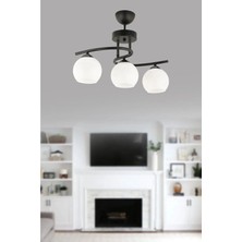Ömür Avize Hestia Modern 3lü Camlı Avize