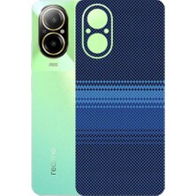 Kapps Realme 12 Lite ile Uyumlu Rainbow Serisi Premium Arka Kapak Kaplama(Kenarlar Yoktur!)