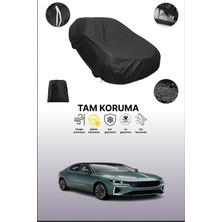 Dokaca Siyah Togg T10F Uyumlu Oto Branda, Araba Brandası, Koruyucu Örtü