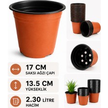 Tunç Botanik ÜRETİM SAKSISI 500 ADET / 14x11 CM VAKUM PLASTİK SAKSI