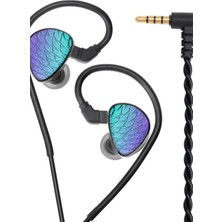 Celest Wyvern Black Remaster Malachite Violet 3.5 mm Boom Mikrofonlu Kulak Içi Kulaklık