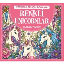 Dokuz Yayınları Renkli Unicornlar & Yetişkinler Için Boyama