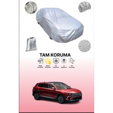 Dokaca Gri Togg T10X Uyumulu Oto Branda, Araba Brandası, Koruyucu Örtü