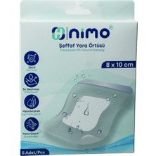 Nimo Şeffaf Yara Örtüsü 8 x 10CM 5li 1 Paket