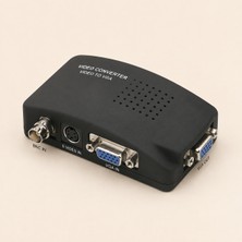 S-Video / Bnc / VGA Dönüştürücü Dijital Switcher ve Çevirici Adaptör S-Video Bnc - VGA Çevirici ve Dijital Switcher Adaptör