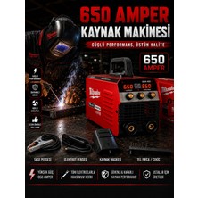 Milwaukee 650 Amper Inverter Kaynak Makinesi 2 Göstergeli Ayarlanabilir Full Set 7/24 Kullanım (Maske + Çekic  + Kablo Dahil Full Set )