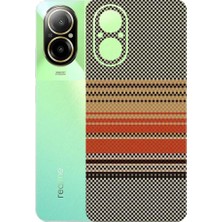 Kapps Realme 12 Lite ile Uyumlu Rainbow Serisi Premium Arka Kapak Kaplama(Kenarlar Yoktur!)