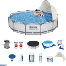 Bestway  Gölgelikli Prefabrik Havuz Seti 366 cm x 76 cm BW547 56416