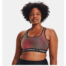 Under Armour Kadın UA Crossback Mid Baskılı Spor Sütyeni