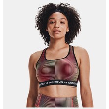 Under Armour Kadın UA Crossback Mid Baskılı Spor Sütyeni
