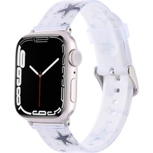 Apple Watch 7 45MM KRD-156 Eğlenceli Desenli Şık Konforlu Saat Kayışı