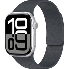 Apple Watch 42MM KRD-136 Kabartma Desenli Yumuşak Konforlu Silikon Kordon