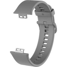 Huawei Watch Fit Esnek Yapılı Ayarlanabilir Soft Yumuşak Konforlu Silikon Kordon KRD43