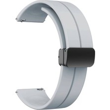 Xiaomi Amazfit Pace Metal Tokalı Esnek Yumuşak Konforlu Silikon Kordon 22MM KRD84