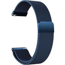 Huawei Watch Gt 3 46MM Hasır Örgü Şık Sağlam Metal Kordon (22MM) KRD12