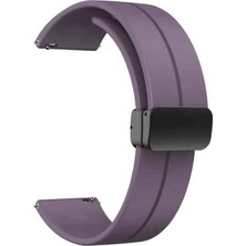 Huawei Gt2 46MM Metal Tokalı Esnek Yumuşak Konforlu Silikon Kordon 22MM KRD84