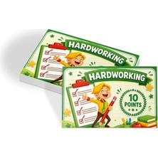heptex Hardworkıng Öğrenci Başarı Kartı 50 Adet