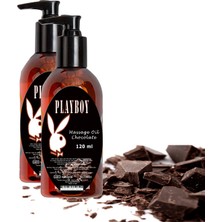 Medigeni Playboy Chocolate Massage Oil 2 Adet Çikolata Aromalı Vücut Masaj Yağı