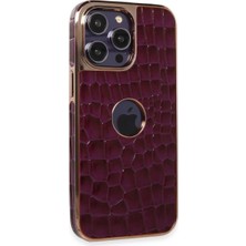 İlk El Grup Newface Apple Iphone 14 Pro Max Kılıf Snake Kapak - Derin Mor