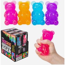 Nee Doh Ayıcık Jel Squishy Yumuşak Esnek Stres Giderici Sıkma Oyuncağı 1 Adet 7 cm Renk Seçenekli