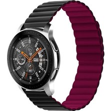 Honor Magic 2 46MM Huawei Honor Magic 2 Çift Renkli Katlanabilir Şık Zarif Deri Kordon 46MM KRD52
