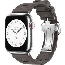 Apple Watch 42MM Sportif Tasarımlı Yumuşak Konforlu Silikon Kordon KRD94