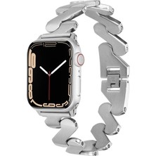 Apple Watch 40MM Aç Kapak Klipsli Şık Sağlam Metal Kordon KRD80