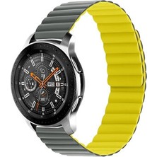 Honor Magic 2 46MM Huawei Honor Magic 2 Çift Renkli Katlanabilir Şık Zarif Deri Kordon 46MM KRD52