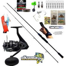 Okuma Wave Power 3000 240CM 7-40GR Karbon Legend Kıyı Olta Takımı Seti