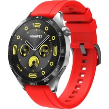 Huawei Gt4 41MM Metal Tokalı Esnek Yumuşak Konforlu Silikon Kordon 22MM KRD95