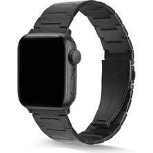 Apple Watch Ultra 49MM Zikzak Şeritli Katlanabilir Şık Sağlam Metal Kordon KRD48