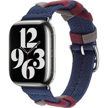 Apple Watch 42MM Krd-97 Sarmal Tasarımlı Nefes Alan Hafif Örgü Kordon