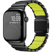 Apple Watch 44MM Ultra Titan Yumuşak Konforlu Silikon Kordon KRD-152