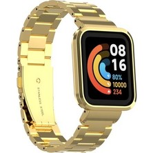 Mi Watch Lite Xiaomi Mi Watch Lite Katlanabilir Şık Sağlam Metal Kordon (Redmi Watch) KRD60