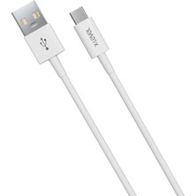 X-Level XCC8600 12W 1.2 Metre USB-A to Micro Silikon Data Şarj Veri Kablosu